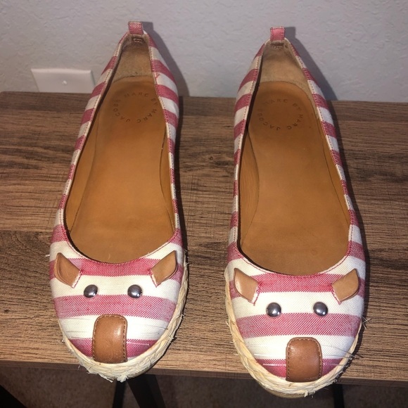 𝅺MARC by Marc Jacobs Adorable Mouse Face Espadrilles - Size 37 or size 6.5 - Picture 1 of 7
